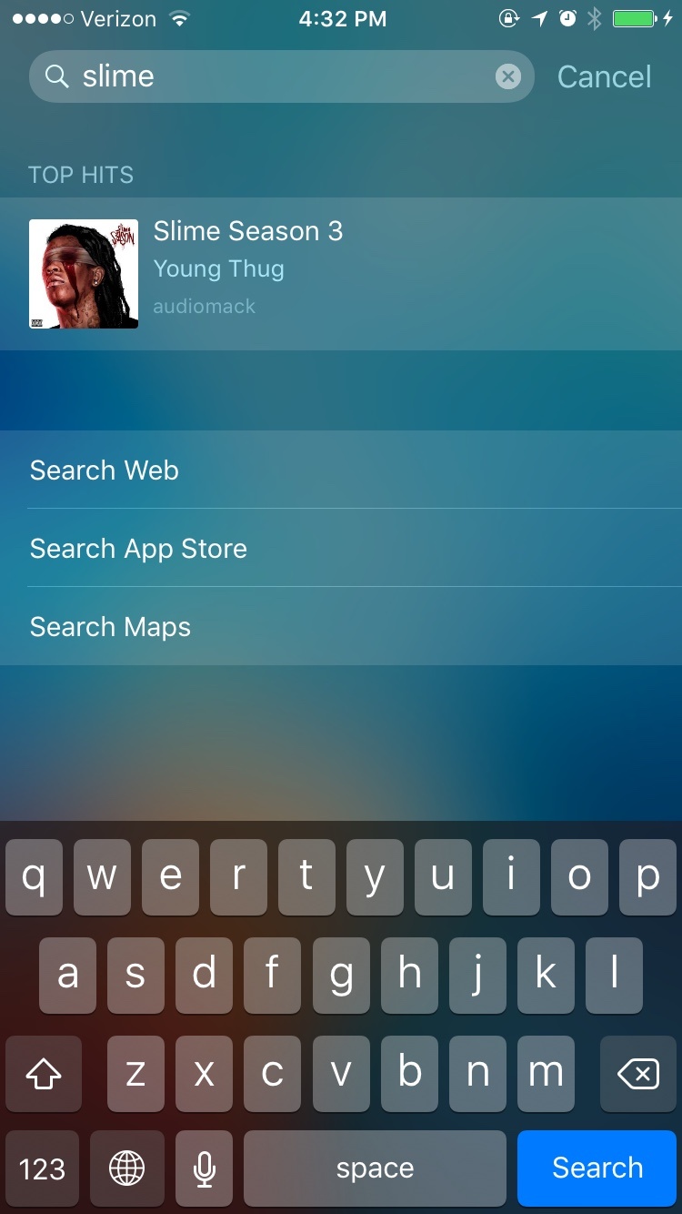 Spotlight Search Results