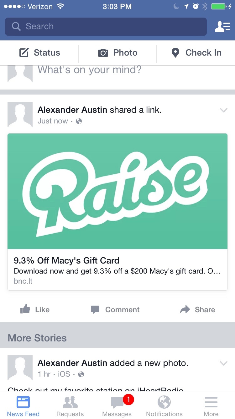 Facebook App Ads